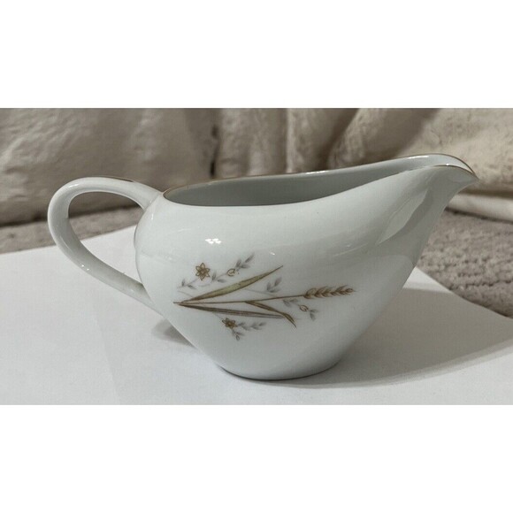 Vintage Golden Harvest Fine China Japan Wheat Creamer. Nice!! - Picture 2 of 7